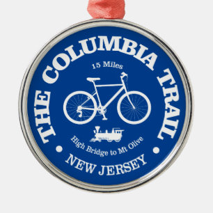 Columbia Trail (cykling) Julgransprydnad Metall