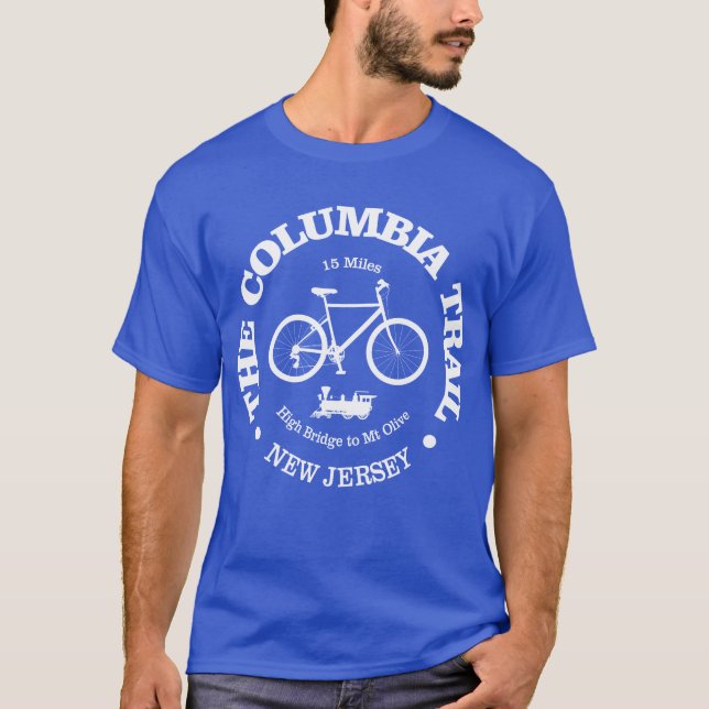 Columbia Trail (cykling) T Shirt (Framsida)