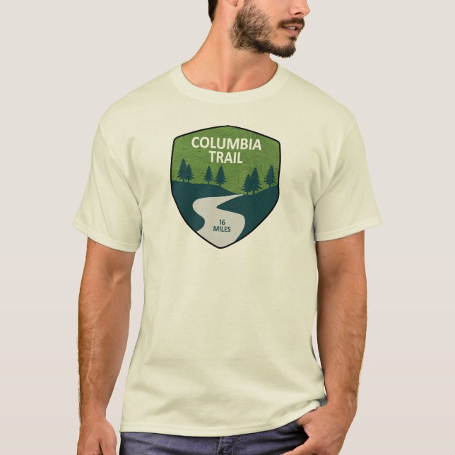 Columbia Trail New jersey T Shirt (Framsida)