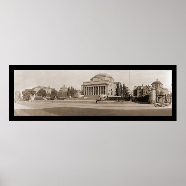 Columbia Universiteten NY Photo 1909 Poster (Framsidan)
