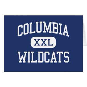Columbia - vildkatter - kick - Columbia Hälsningskort