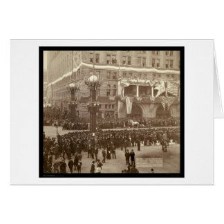 Columbian Parad Chicago IL 1892 Hälsningskort