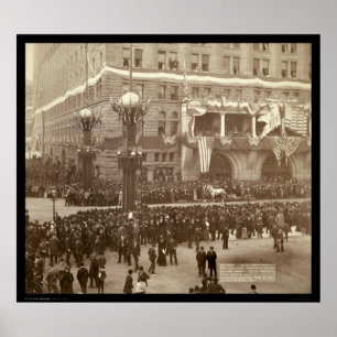 Columbian Parad Chicago IL 1892 Poster