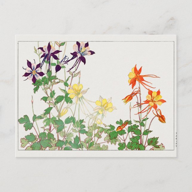 Columbine av Tanigami Konan Vykort (Framsida)