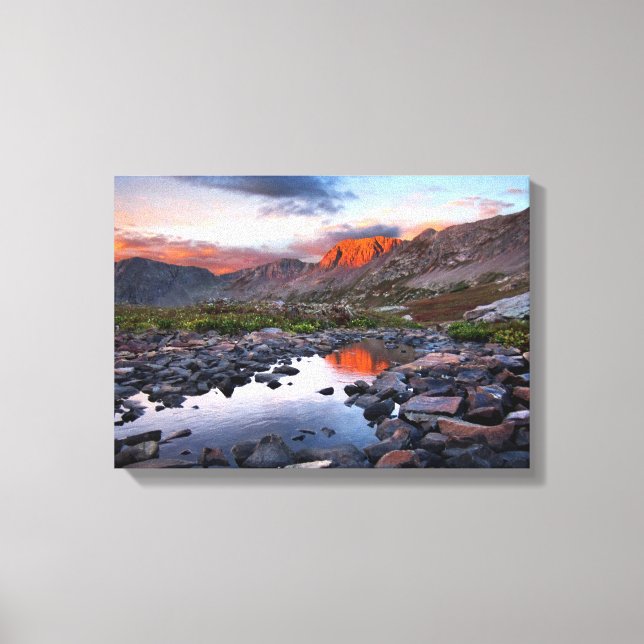 Columbine Basin - Weminuche Wilderness - Colorado Canvastryck (Framsida)