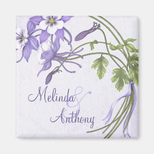Columbine Bouquet Personlig Magnet