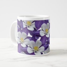 Columbine Flower Mönster Jumbo Mugg