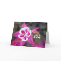 Columbine Get well-Blommigt Photo