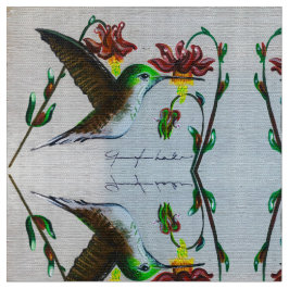 Columbine Hummingbird Tyg