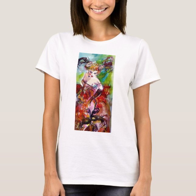 COLUMBINE/VENETIAN MASKERAD TEE (Framsida)