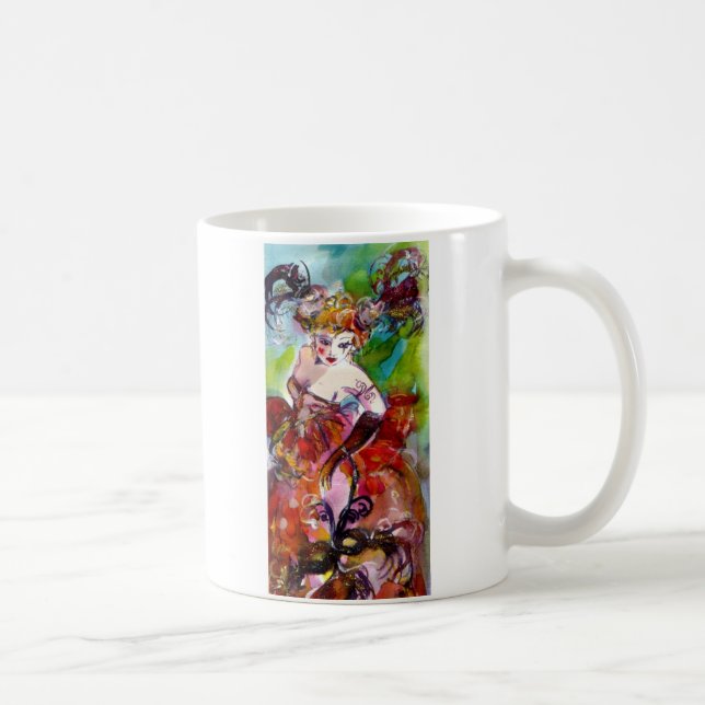 COLUMBINE / Venetian MasqueraBoll Kaffemugg (Höger)