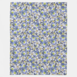 Columbines Seamless Mönster Fleecefilt