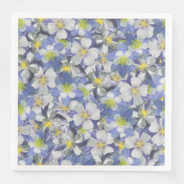 Columbines Seamless Mönster Pappersservett