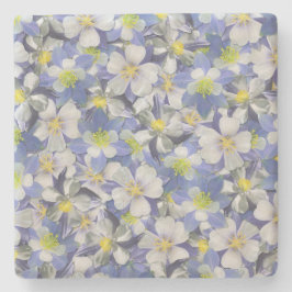 Columbines Seamless Mönster Stenunderlägg