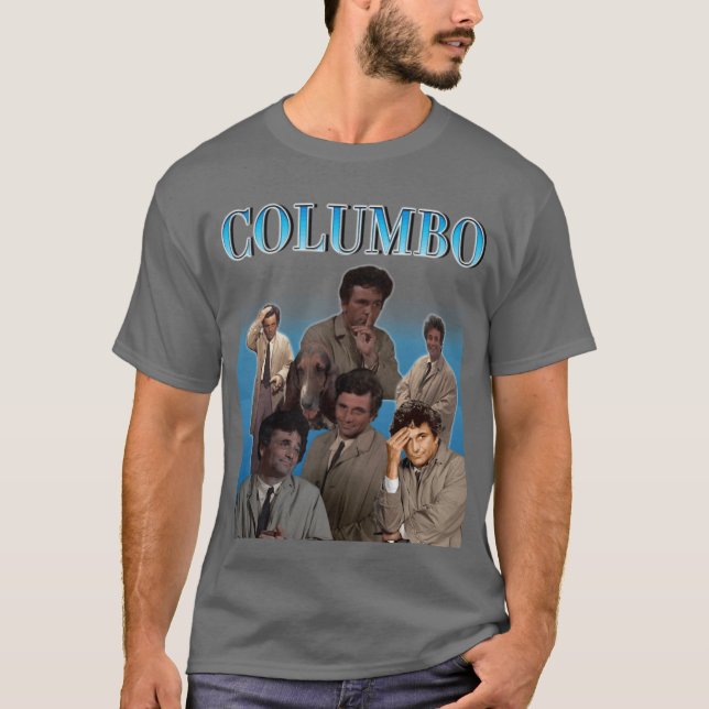 Columbo Vintage Affisch vän T Shirt (Framsida)