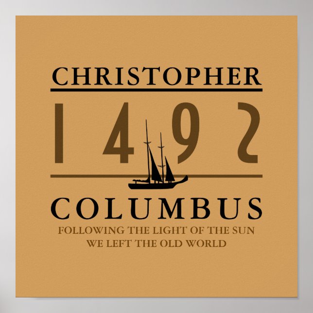 Columbus 1492 poster (Framsidan)