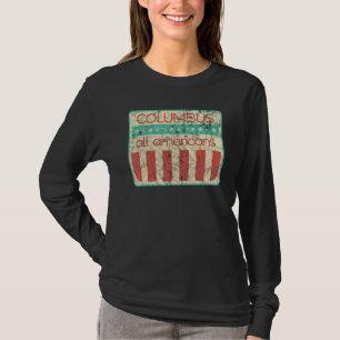 Columbus All Americans Retro 4:e Juli T Shirt