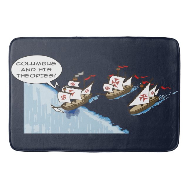 Columbus and his theories badrumsmatta (Framsidan)