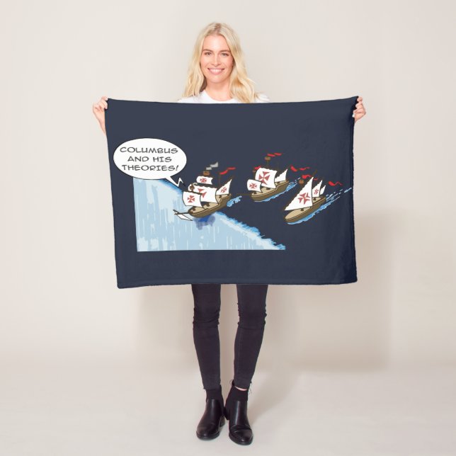 Columbus and his theories fleecefilt (På plats)