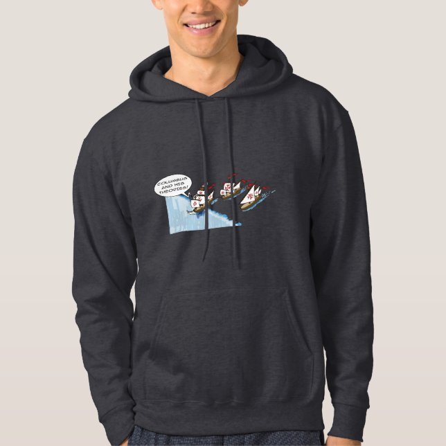 Columbus and his theories hoodie (Framsida)