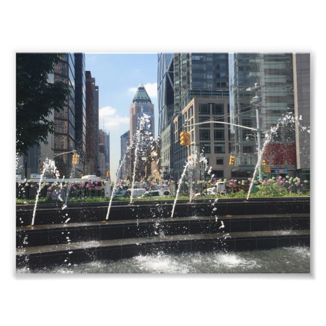 Columbus Circle Architecture New York City NYC Fototryck (Framsidan)