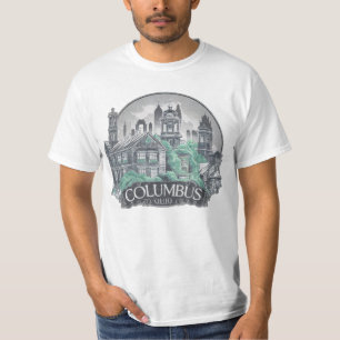 Columbus City Ohio USA T Shirt
