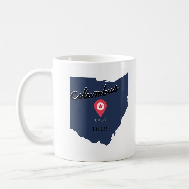 Columbus coffee mug  kaffemugg (Vänster)