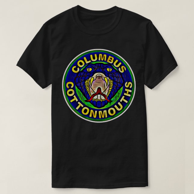 Columbus Cottonmouths Hockey T Shirt (Design framsida)