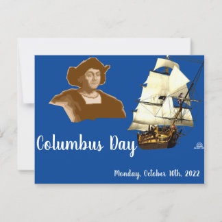 Columbus-dag Vykort