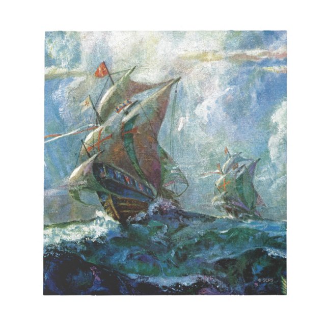 Columbus Day Anteckningsblock (Framsida)