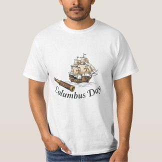 Columbus Day Äventyrsfartyg T-Shirt