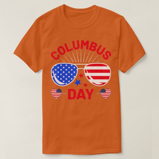 Columbus Day Christopher Columbus italiensk T Shirt (Design framsida)