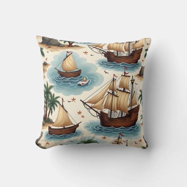 Columbus Day Cushion Kudde (Framsida)
