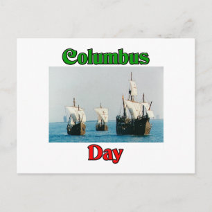 Columbus Day-Fraktaser Vykort