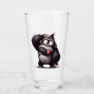 Columbus Day Goofy Gorilla Mugg Glaskopp