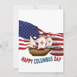 Columbus Day Illegal invandring började 1492 Inbjudningar