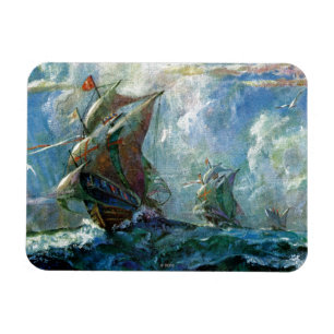 Columbus Day Magnet