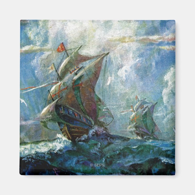 Columbus Day Magnet (Framsidan)