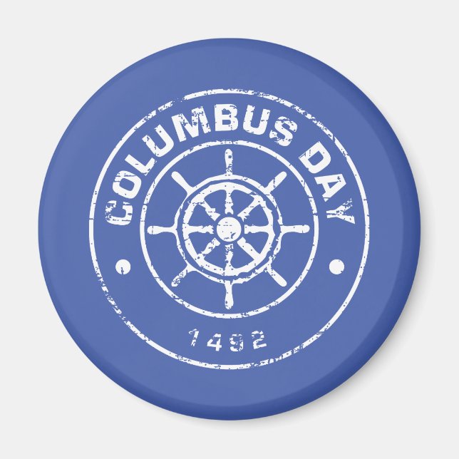 Columbus Day S Magnet (Framsidan)