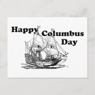 Columbus Day Vykort