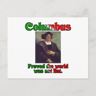 Columbus Day Vykort