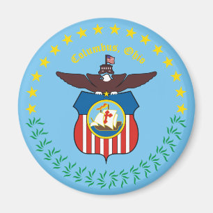 Columbus försegling, Ohio Magnet