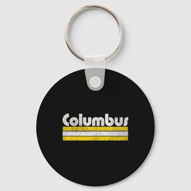 Columbus fotboll Vintage City  Nyckelring (Framsida)