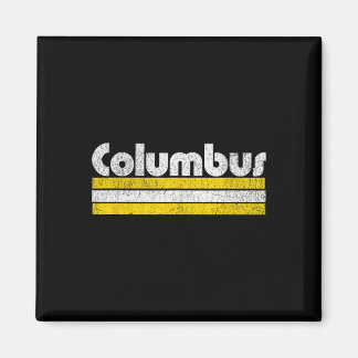 Columbus Fotboll Vintage Stad  Magnet