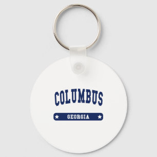 Columbus Georgia College Stil T-tröjor Nyckelring