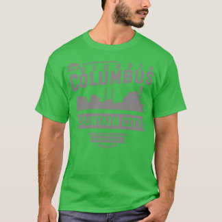 Columbus Georgia Downtown Skyline Silhouette T Shirt