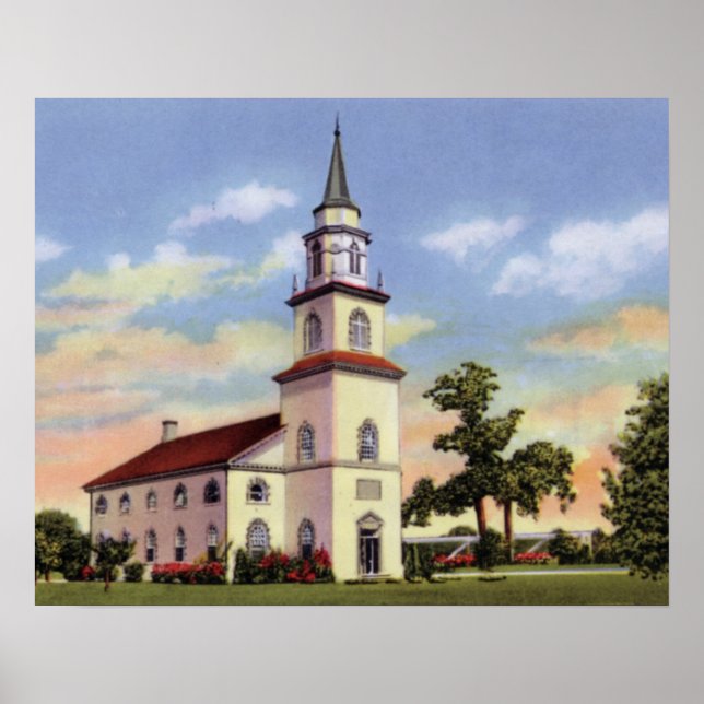Columbus Georgia Fort Benning Chapel Poster (Framsidan)