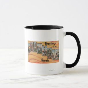 Columbus Georgia - stora brevplatser Mugg