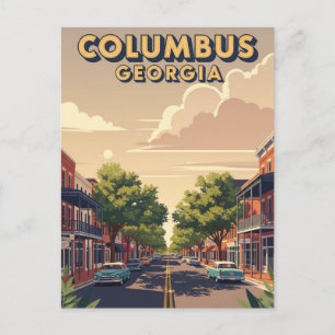 Columbus Georgia Travel Vykort