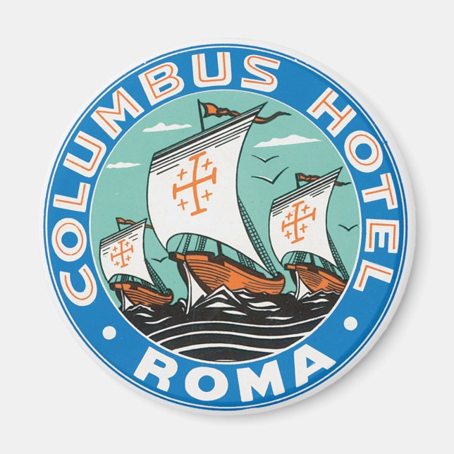 Columbus Hotel, Rom Magnet (Framsidan)